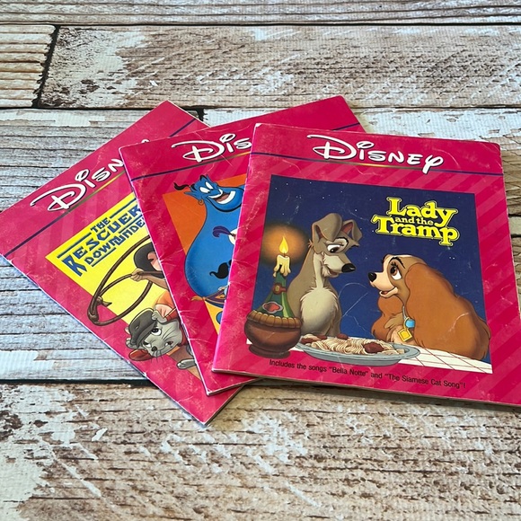 Disney Other - Lady & The Tramp, Aladdin & The Rescuers Down Under